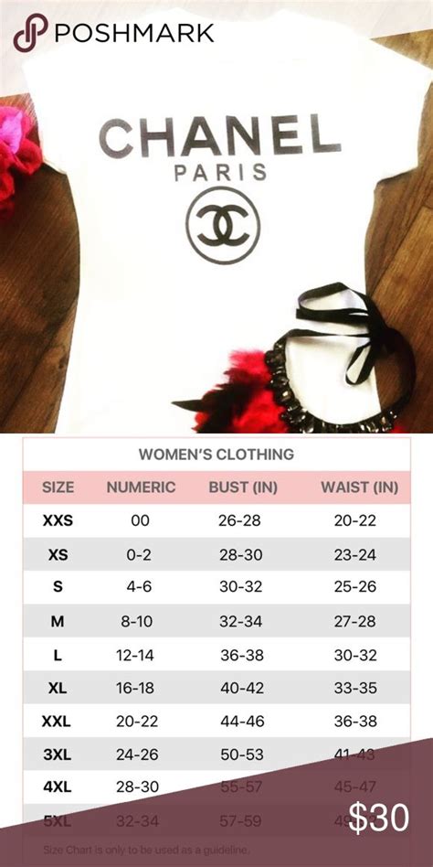 chanel clothing sizes|chanel size conversion chart.